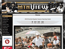 Tablet Screenshot of mtnviewfootball.com